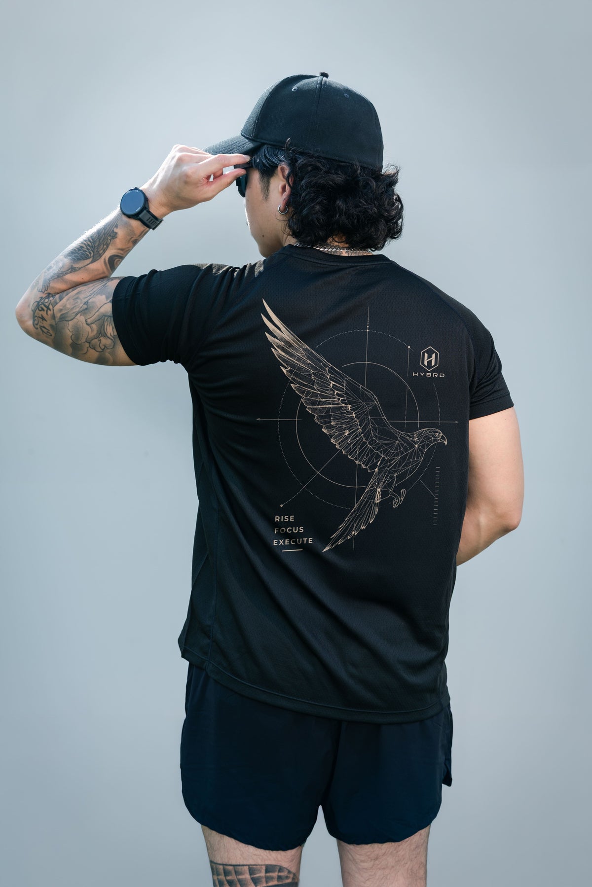 RISE ABOVE PERFORMANCE TEE